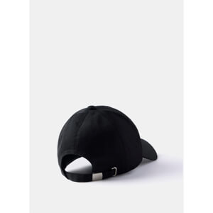 Mint Velvet Black Cotton Studio Logo Cap